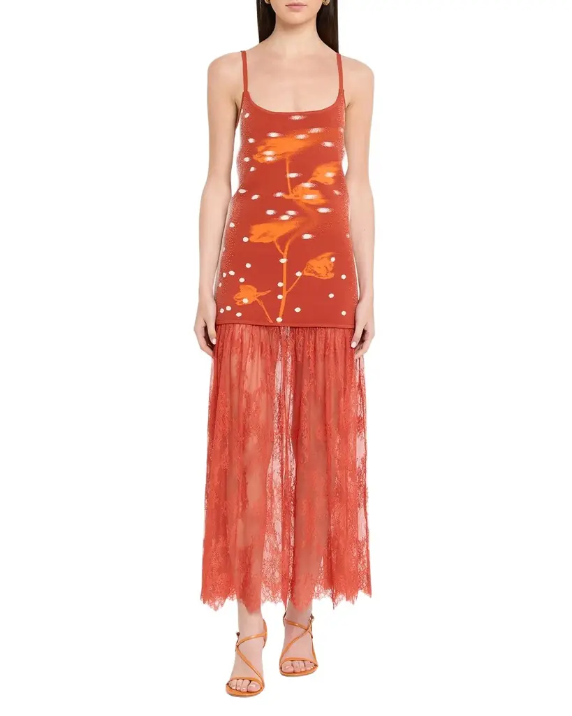 PH5 Ginger Mixed-Media Maxi Dress