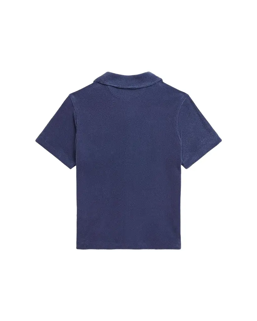 Ralph Lauren Boy 's Cotton-Blend Terry Camp Shirt, Size S-XL