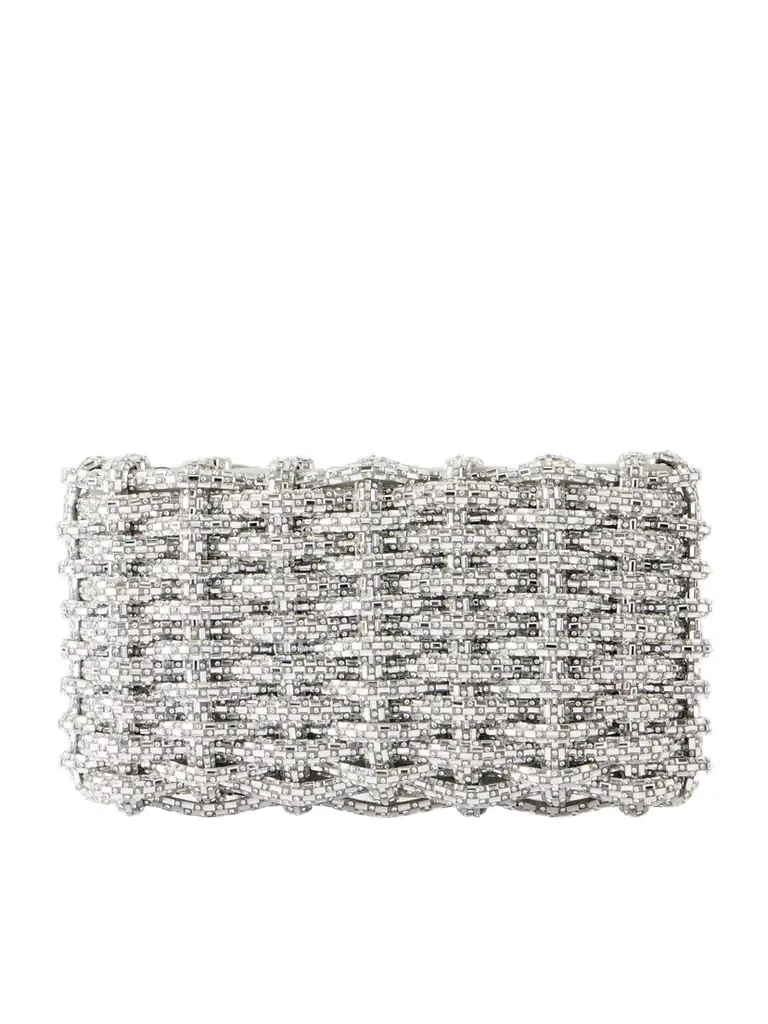 Simkhai Morgan Crystal-embellished Clutch Bag