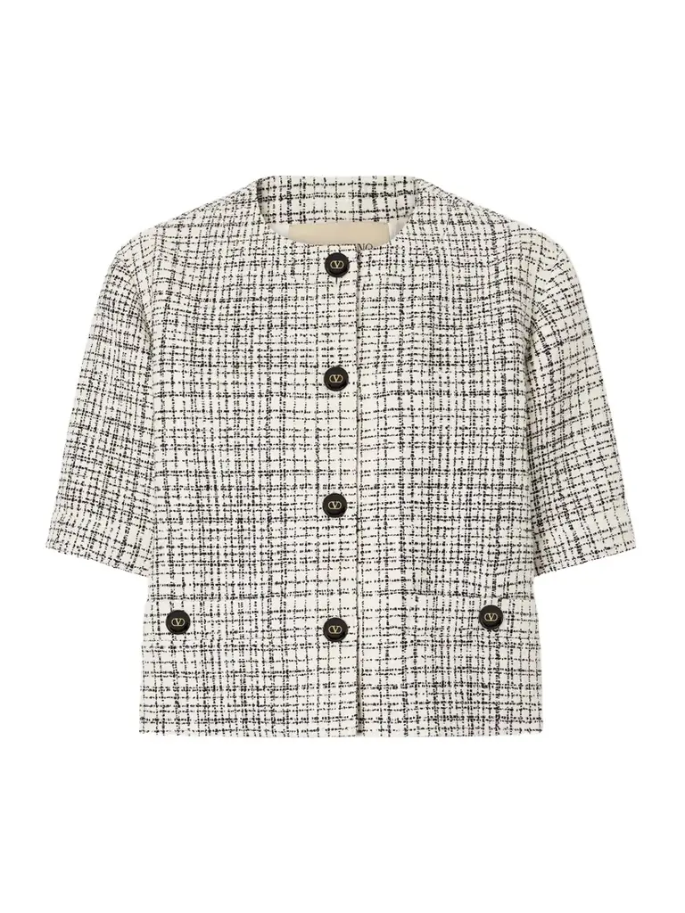 Valentino Garavani Tweed Cotton-blend Blazer