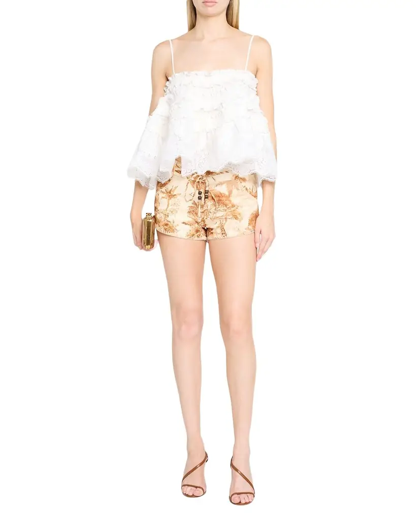 Zimmermann Alchemy Shirred Bandeau Top - Women's Clothing