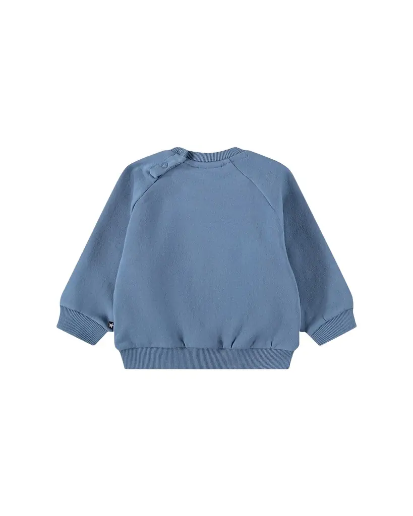 Molo Boy 's Disc Embroidered Organic Cotton Sweatshirt, Size 3M-4