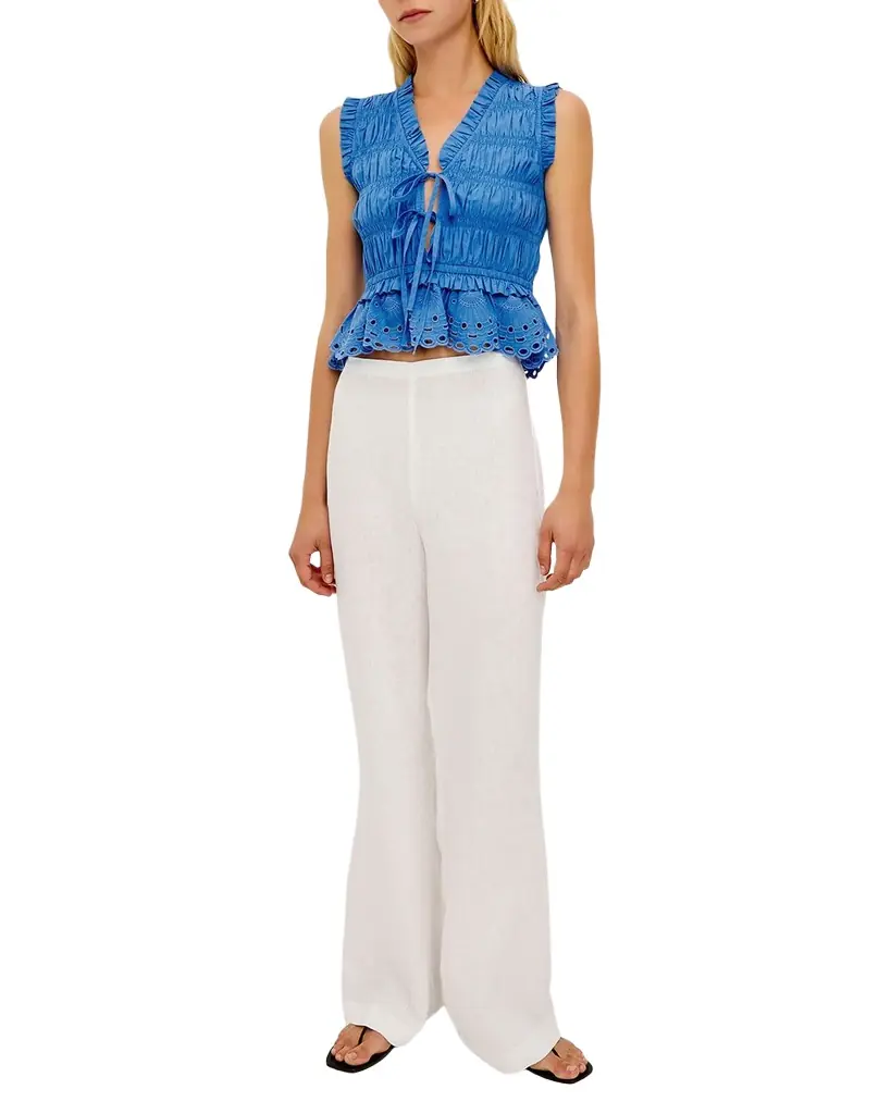 Rails Martine Embroidered Cotton Top
