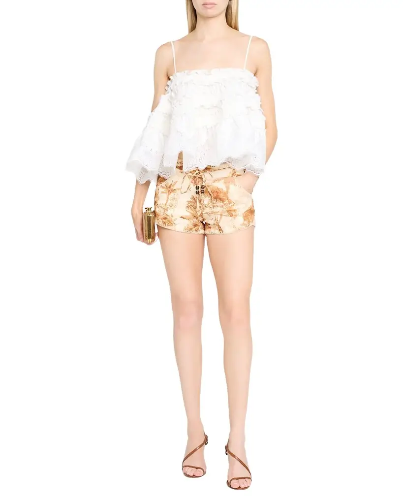 Zimmermann Indra Micro Shorts - Women's Clothing