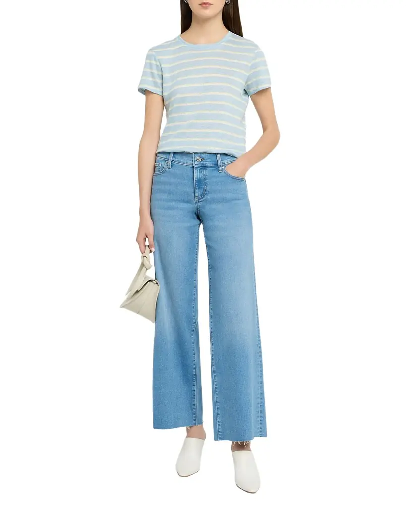 FRAME Low-Rise Le Slim Palazzo Jeans - Women's Clothing