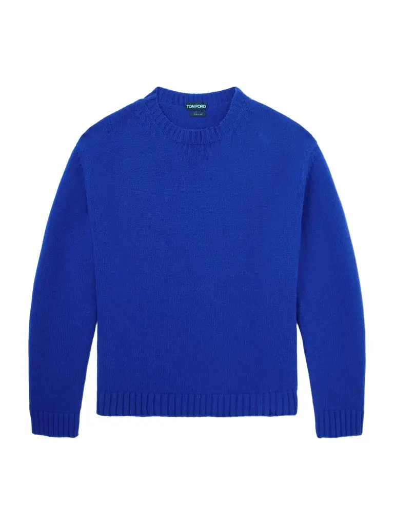 Tom Ford Wool and Cashmere-Blend Sweater - Men