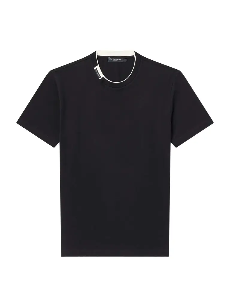 Dolce&Gabbana Logo-Appliquéd Cotton-Jersey T-Shirt - Men