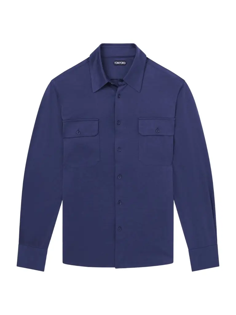 Tom Ford Silk and Cotton-Blend Shirt - Men