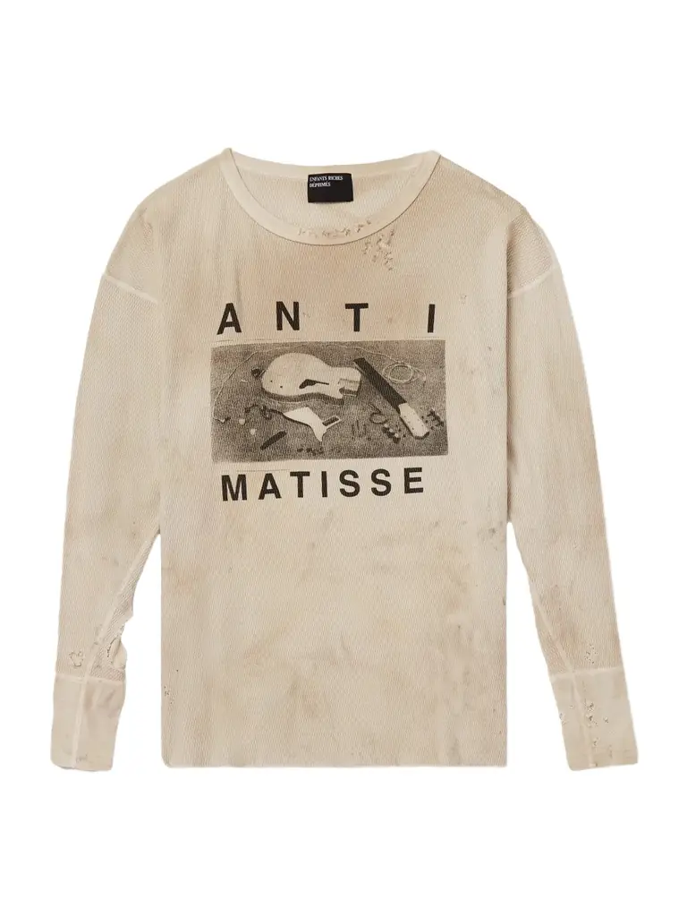 Enfants Riches Déprimés Anti Matisse Printed Cotton-Jersey T-Shirt - Men