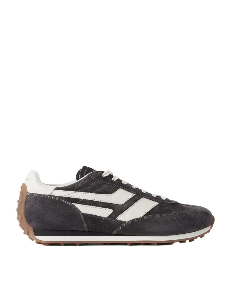 Tom Ford Mick Leather-Trimmed Suede Sneakers - Men