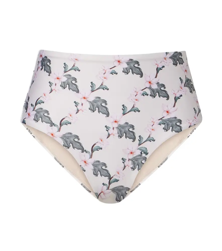 Agua by Agua Bendita Magenta floral bikini bottoms