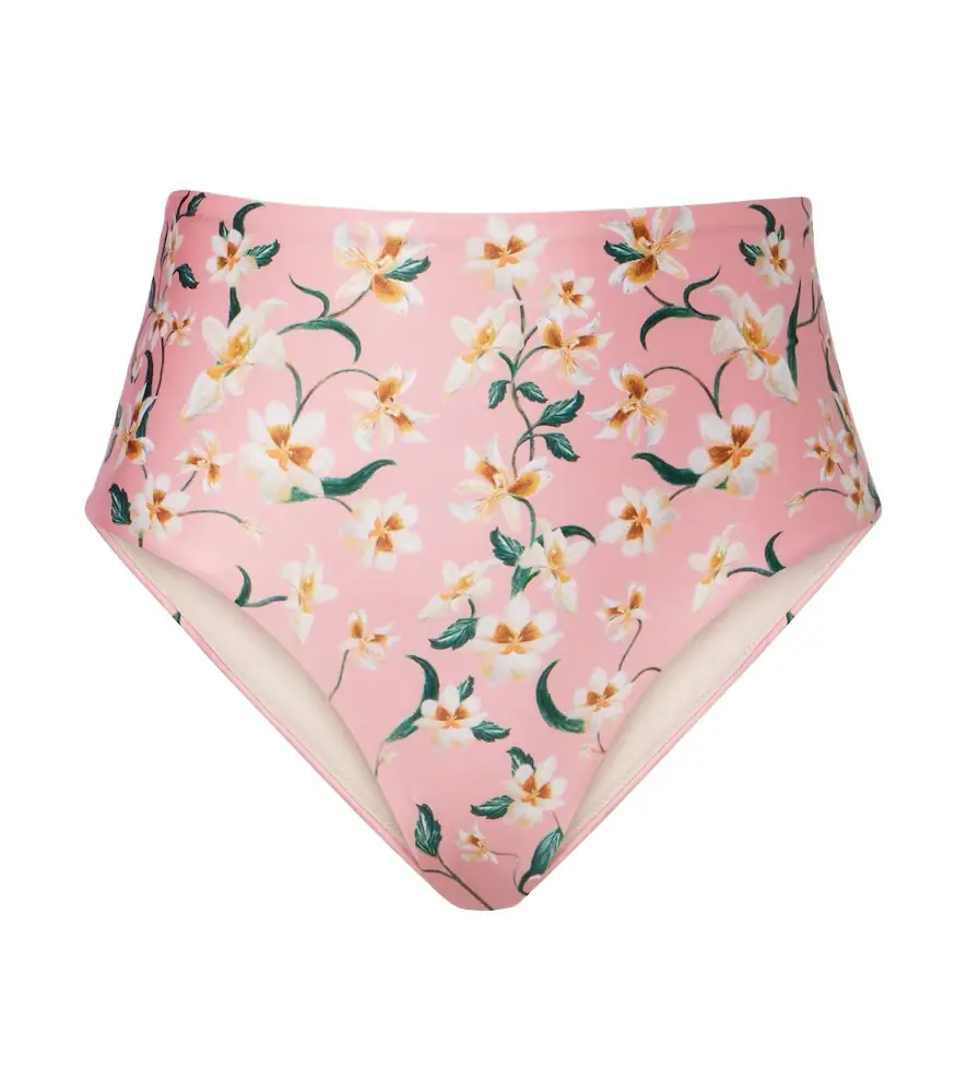 Agua by Agua Bendita Magenta floral bikini bottoms