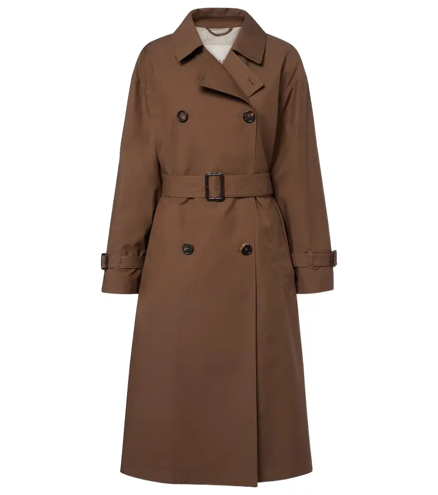 Max Mara Cotton-blend trench coat