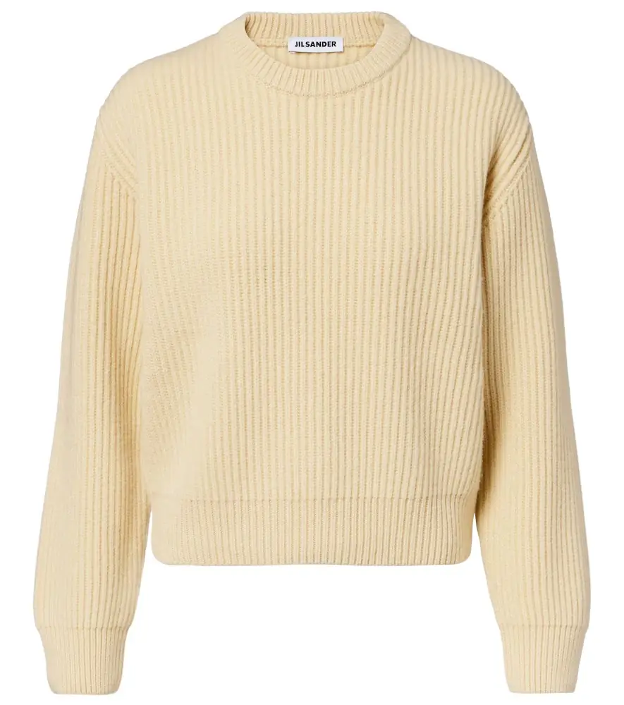 Jil Sander Ribbed-knit wool sweater