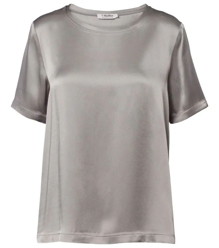 'S Max Mara Satin T-shirt