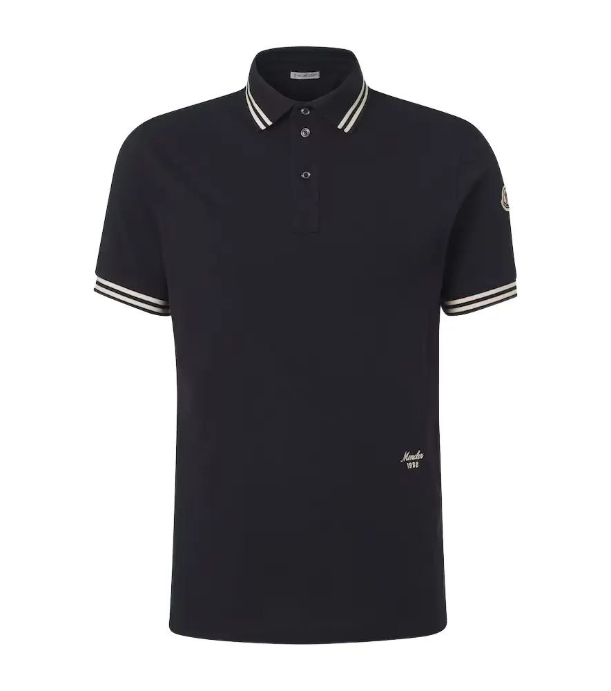 Moncler Cotton piqué polo shirt