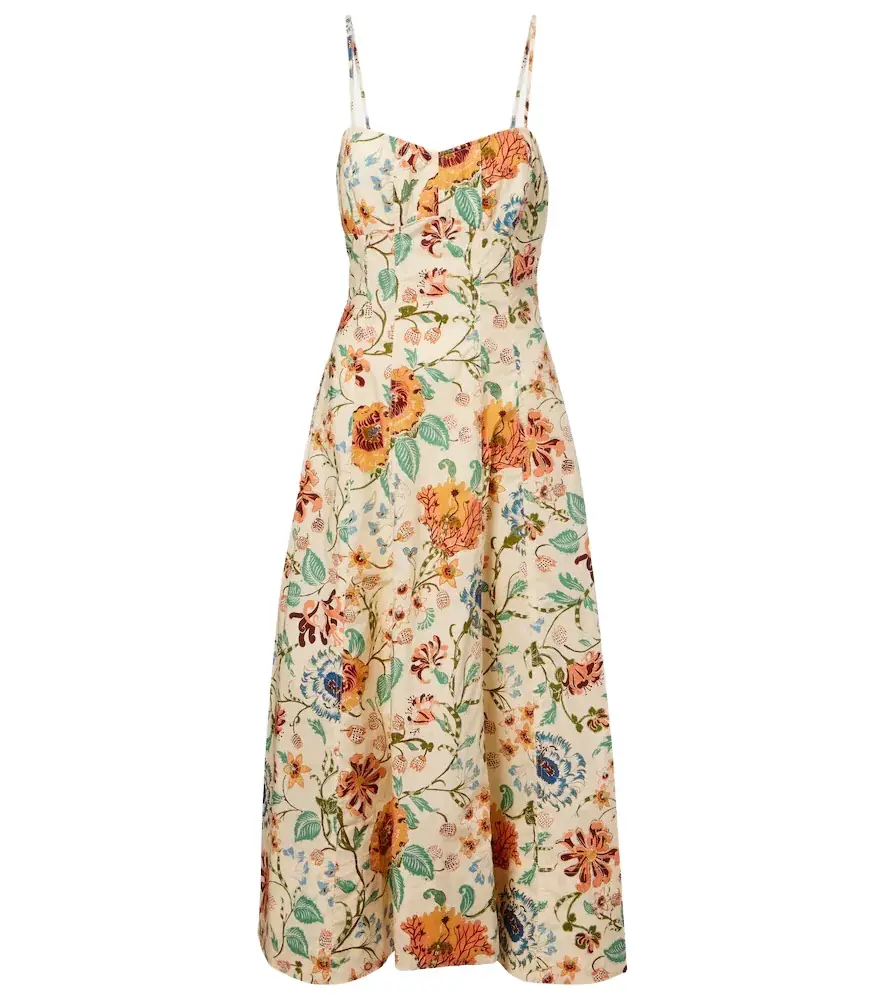 Ulla Johnson Fiora floral cotton midi dress