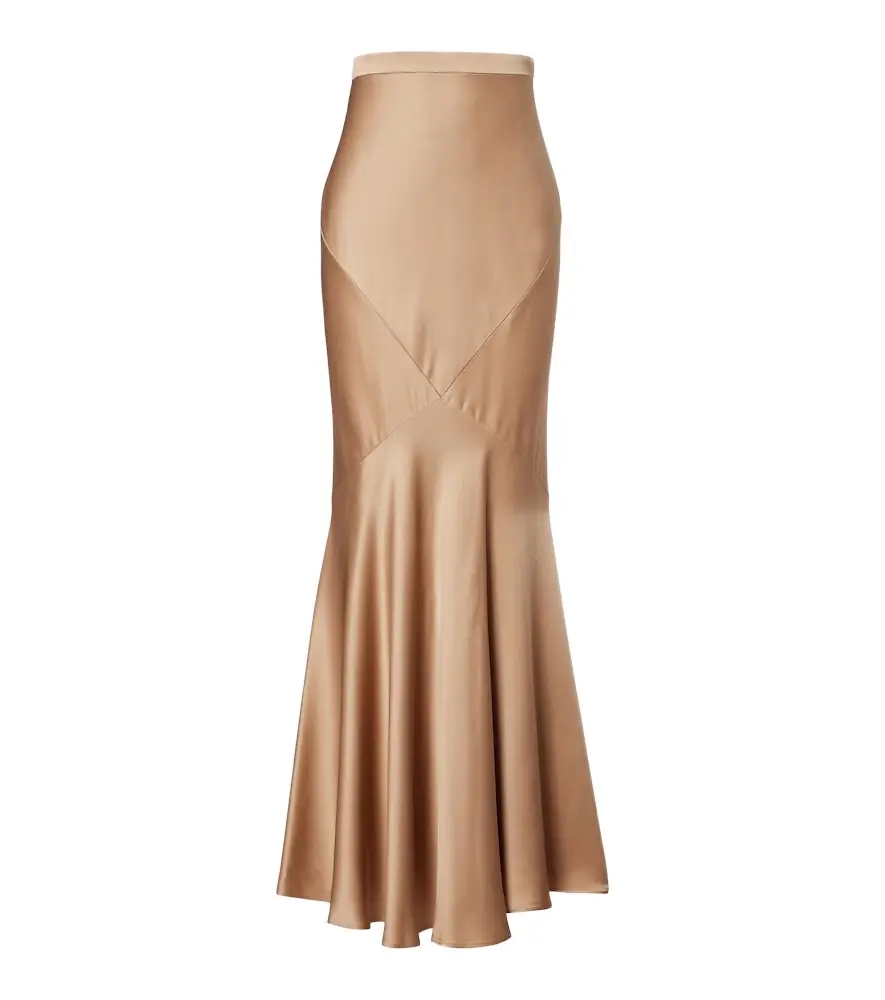 Max Mara Satin maxi skirt