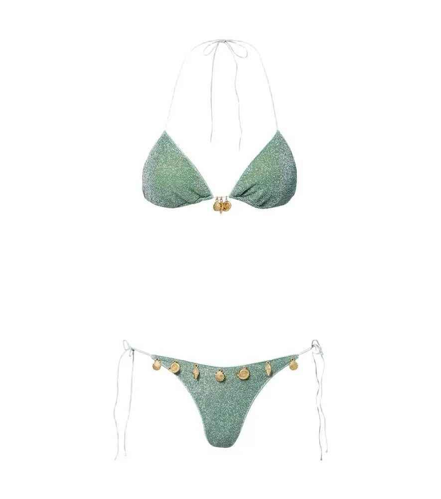 Oseree Oséree Lumière embellished bikini