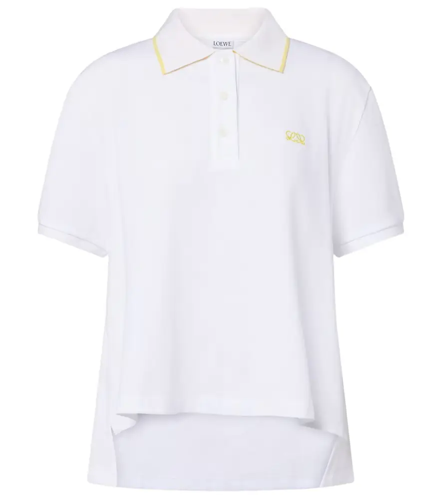 Loewe Double L cotton piqué polo shirt