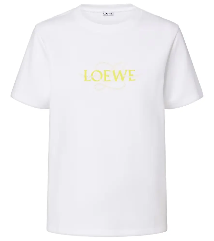 Loewe Logo cotton-blend jersey T-shirt