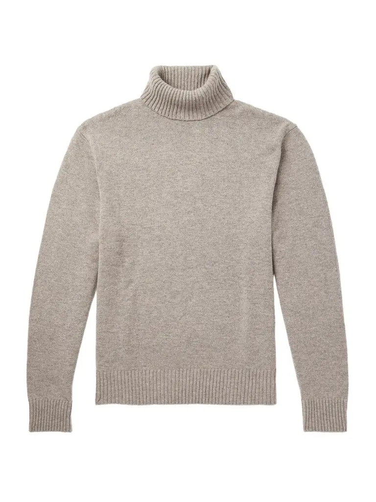 OFFICINE GÉNÉRALE Wool and Cashmere-Blend Rollneck Sweater - Men - Women's Clothing