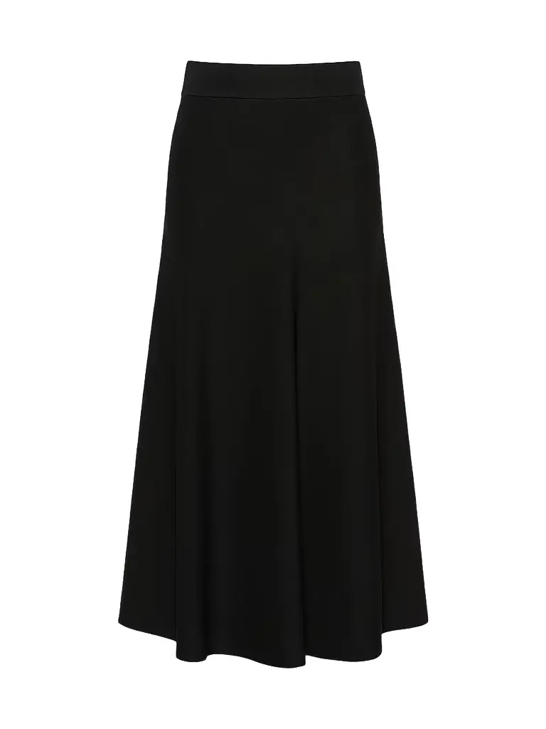 Max Mara Women's Viscose Yarn Skirt - Black - Women's Clothing