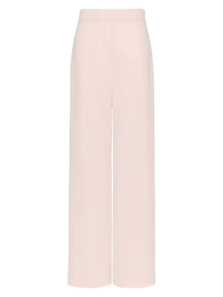 Max Mara Women's Cady Wide-Leg Trousers - Pink