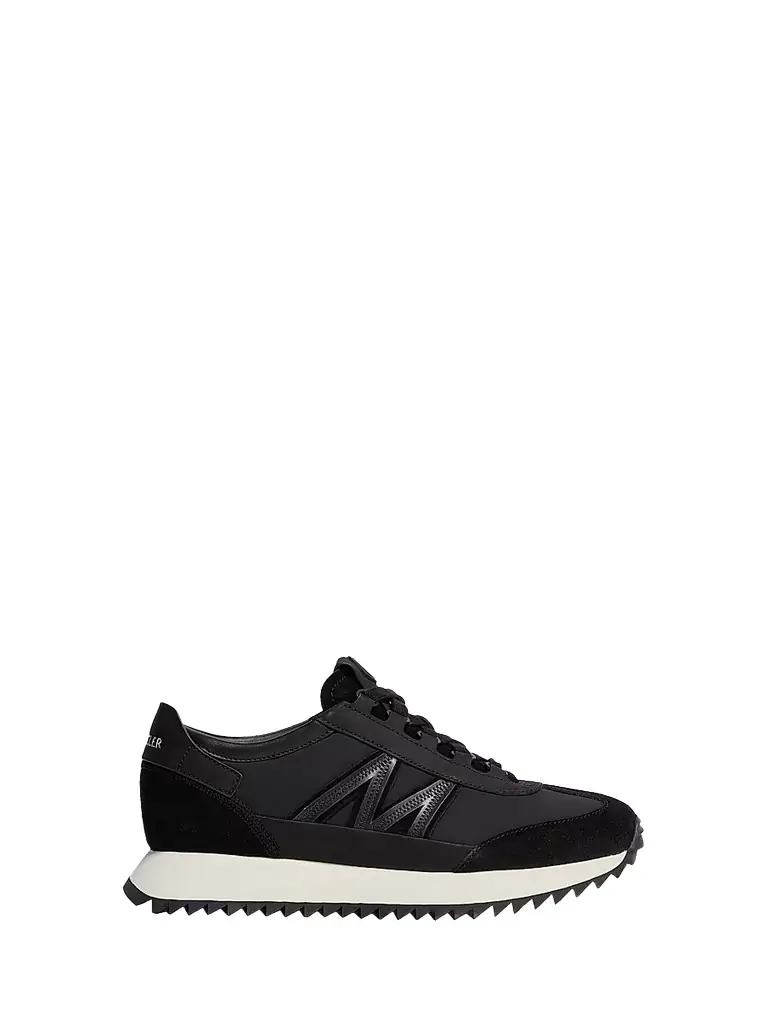Moncler Men's Pacey2 Sneakers in Suede and Nubuck - Black