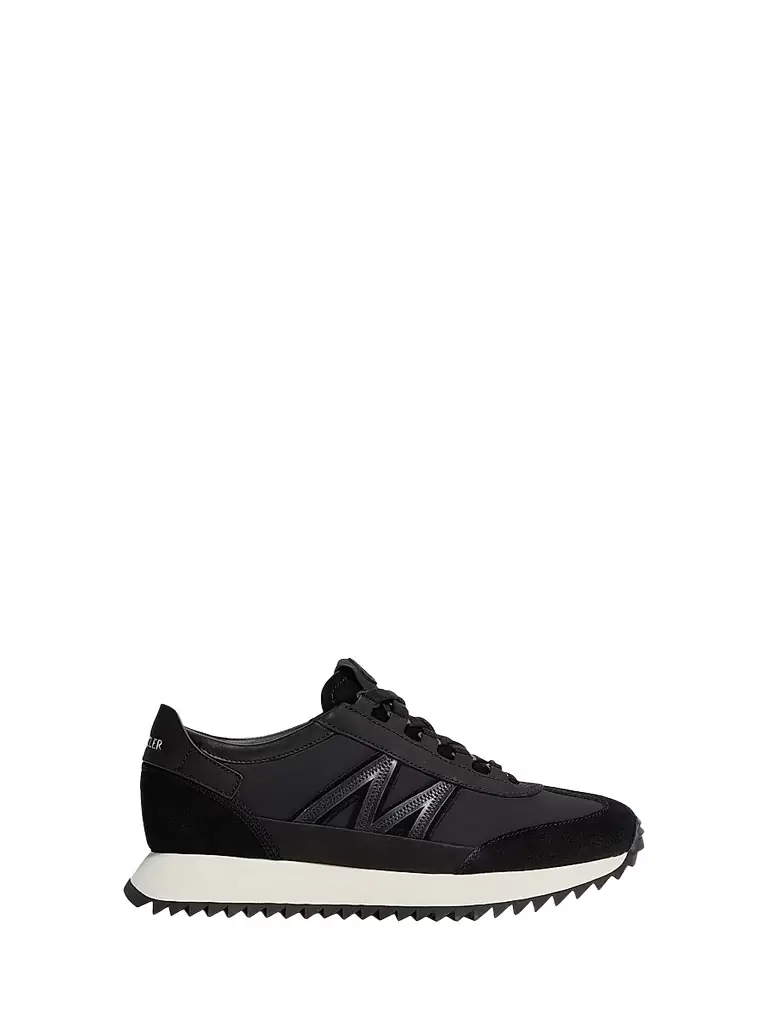 Moncler Women's Sneakers in Suede and Nubuck - Black