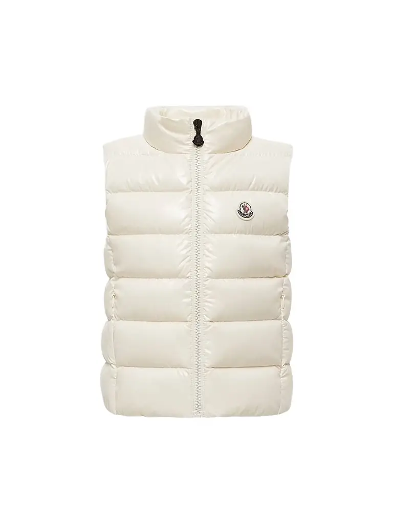 Moncler Little Girl's & Girl's Ghany Puffer Vest - White