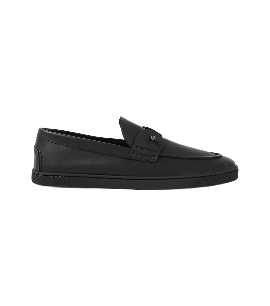 Christian Louboutin Chambeliboat leather slip-on shoes - Women's Shoes