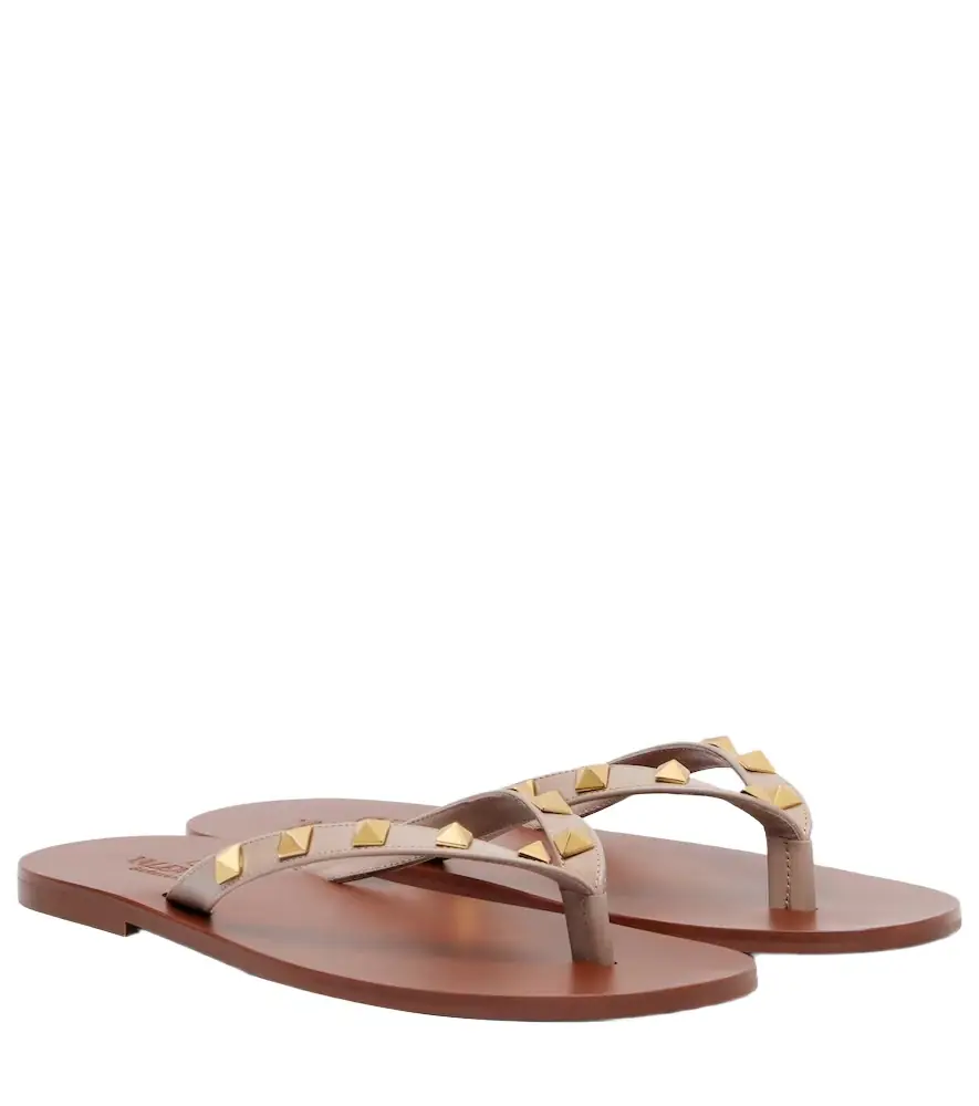 Valentino Garavani Rockstud leather thong sandals