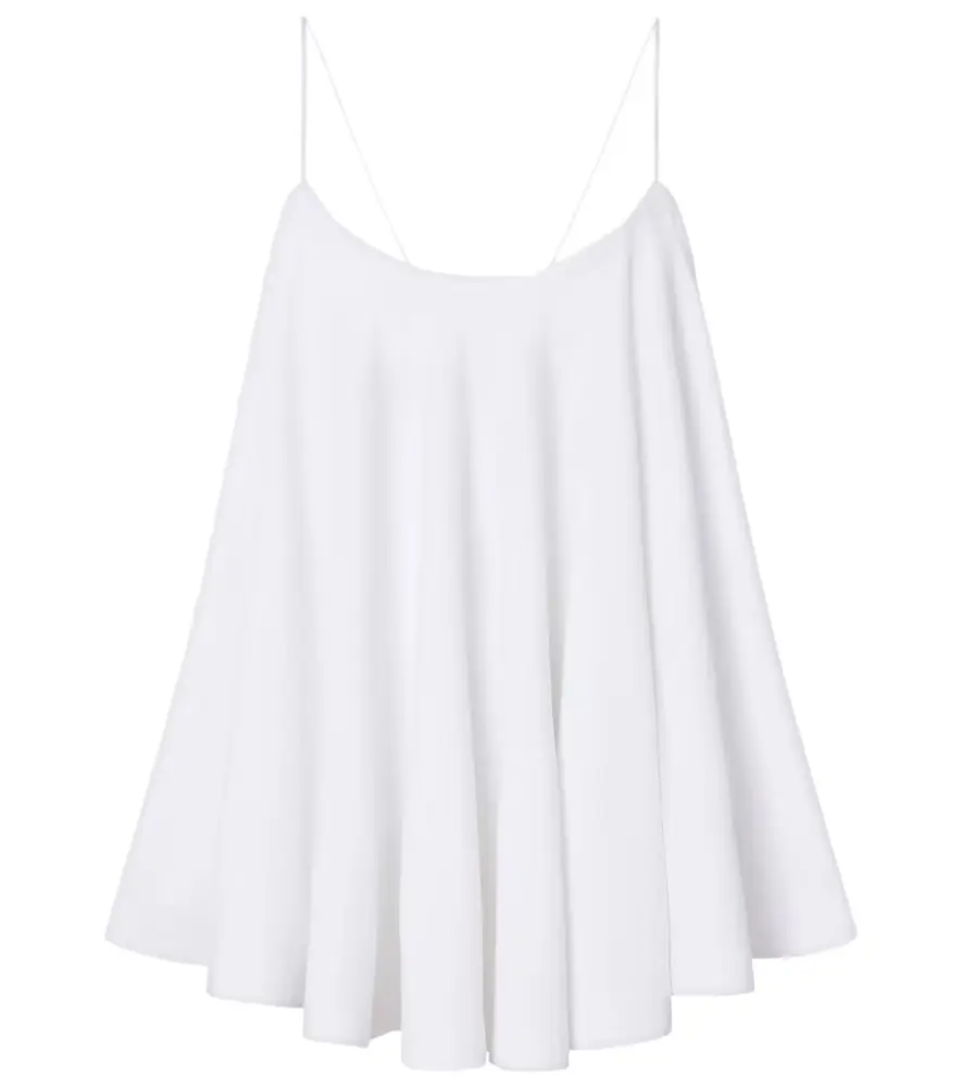 Jacquemus Voile open-back jersey top