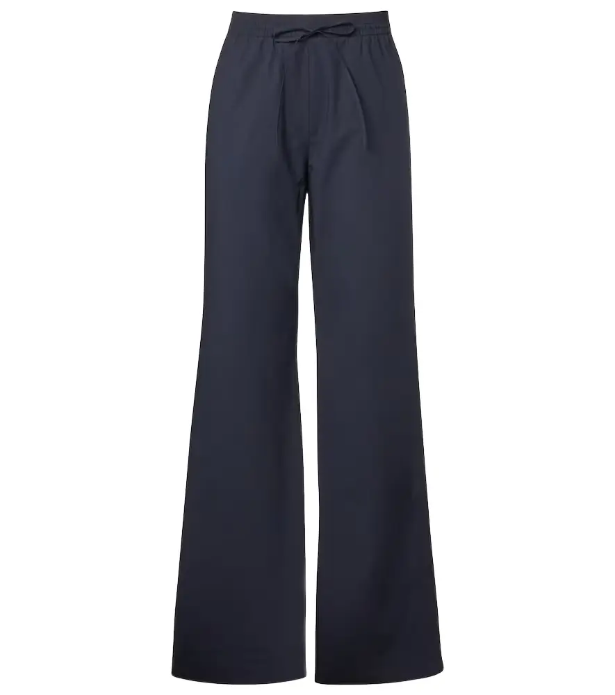 Dorothee Schumacher Poplin Power II cotton poplin wide-leg pants