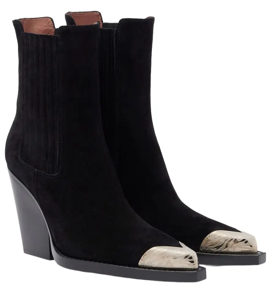 Paris Texas Dallas embellished suede ankle boots