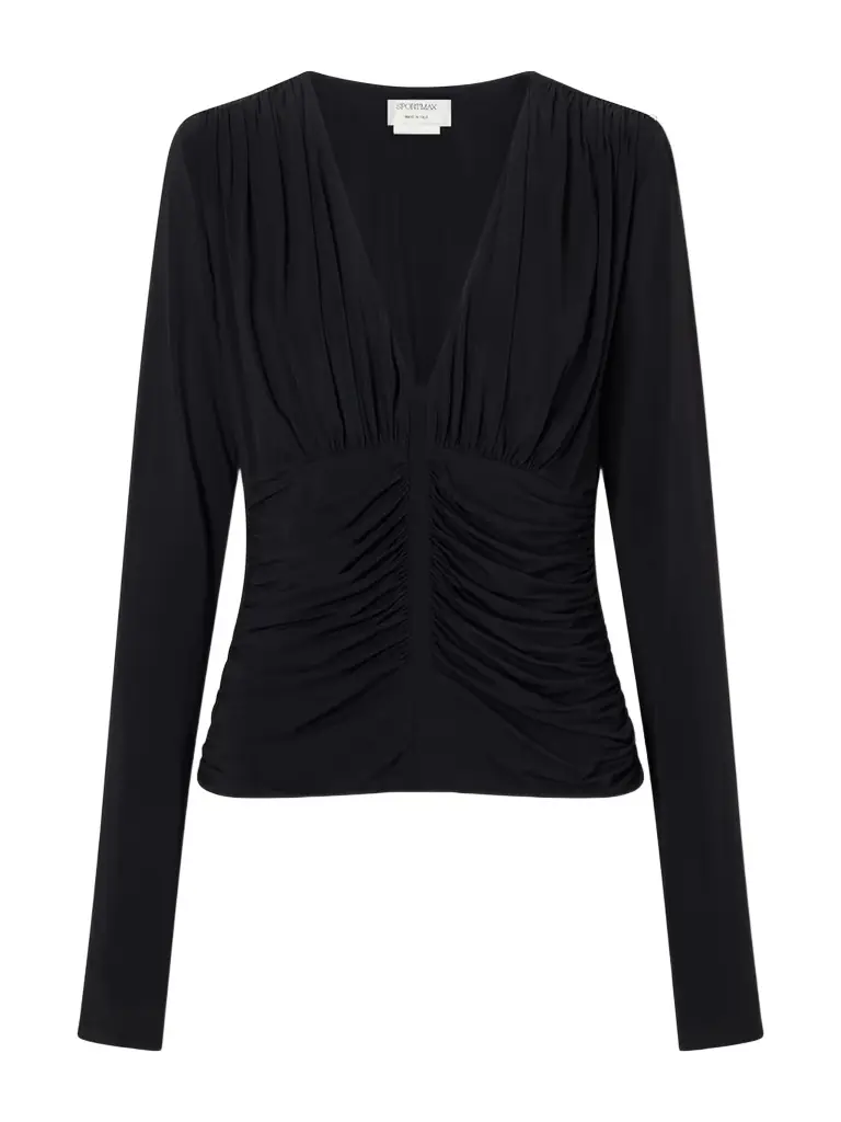 Sportmax Jersey Ruched Blouse