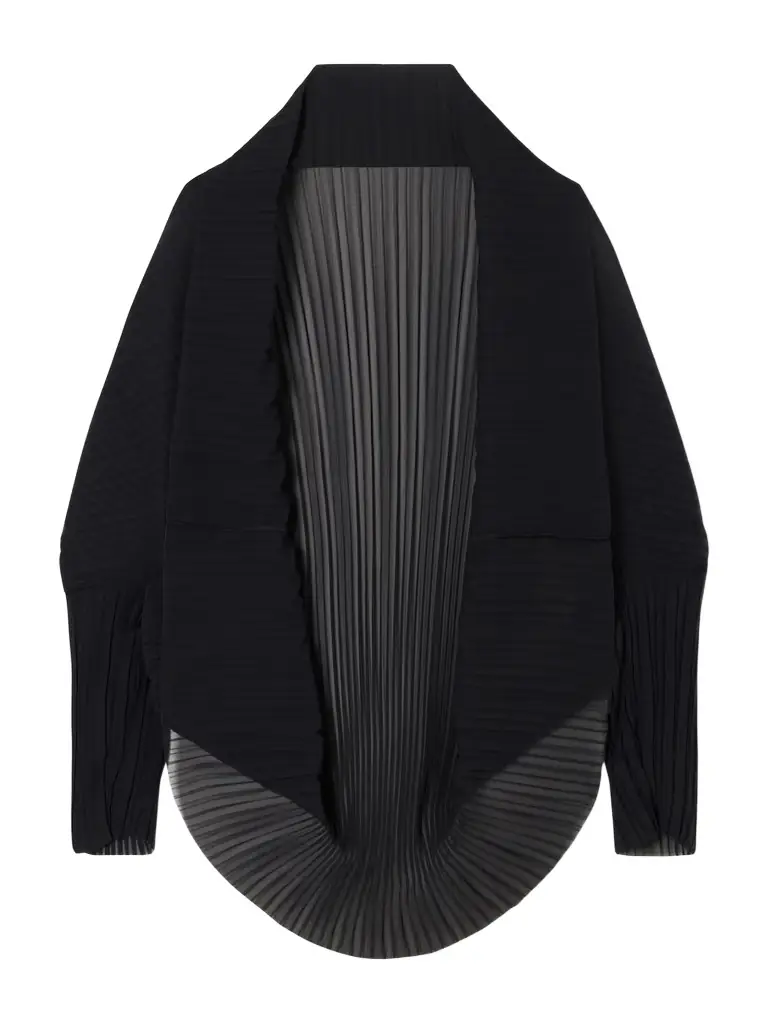 Max Mara Mxavesuvio Pleated Organza Blouse - Women's Clothing