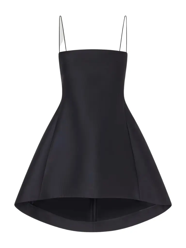 Balenciaga Wool And Silk-blend Mini Dress