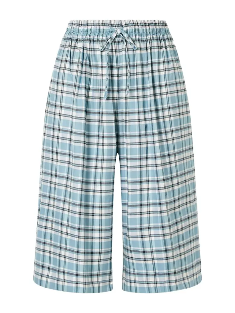 Acne Studios Embroidered Checked Flannel Shorts