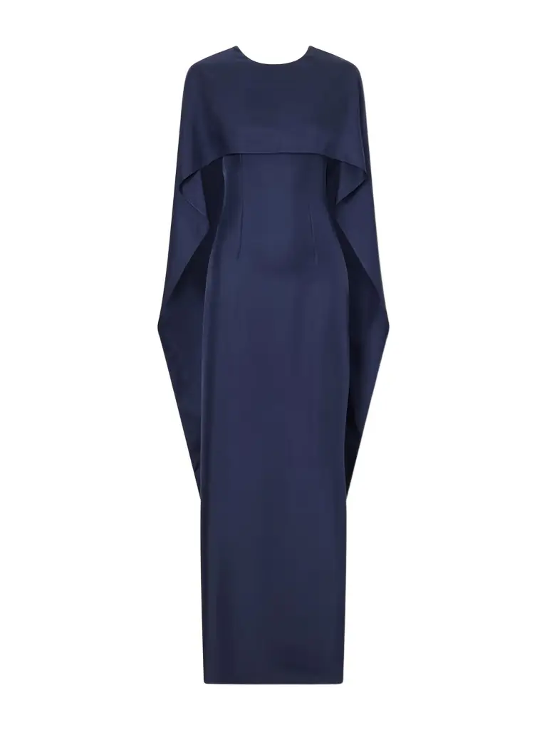 Emilia Wickstead + Manolo Blahnik Alphonse Silk Gown