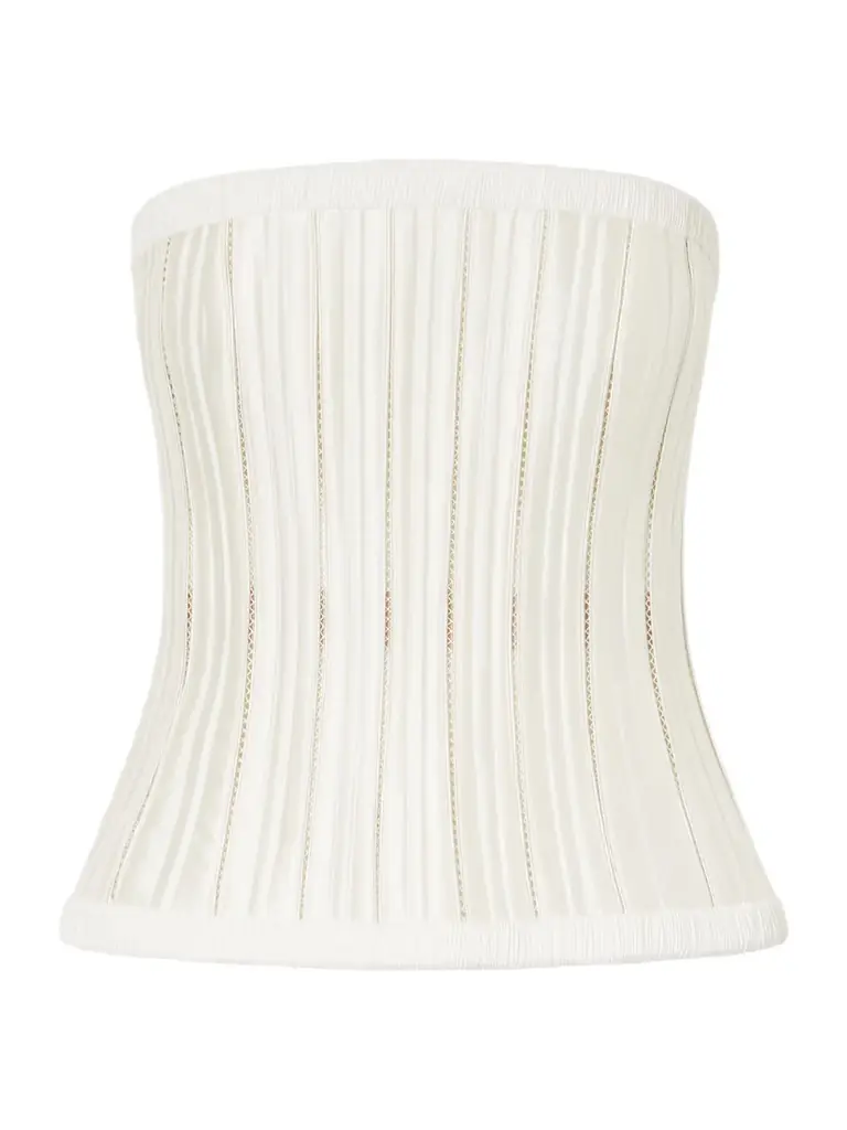 Danielle Frankel Ivy Cotton-blend Twill Bustier Top