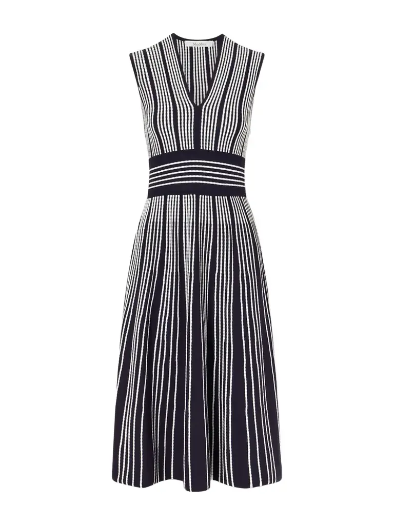 Max Mara Mainile Mxmagreste Striped Knitted Dress