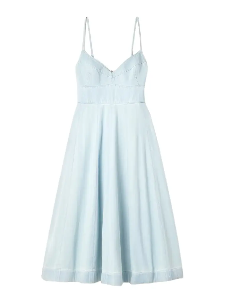 zimmermann acacia denim dress Buy Zimmermann Blue Acacia Midi Dress in Denim For Women Online