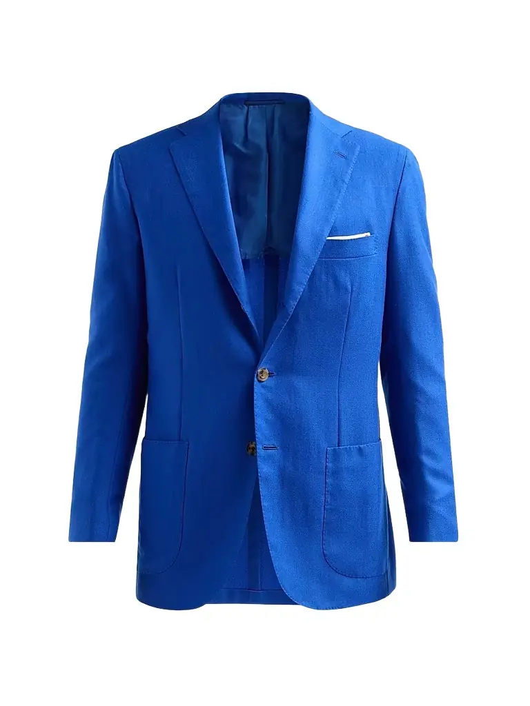 Kiton Men's Cashmere Sport Coat - Blue