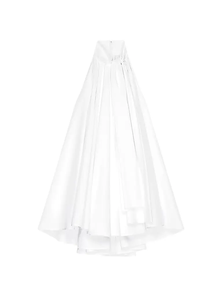 Givenchy Women's Mini Dress in Poplin with Bow - White