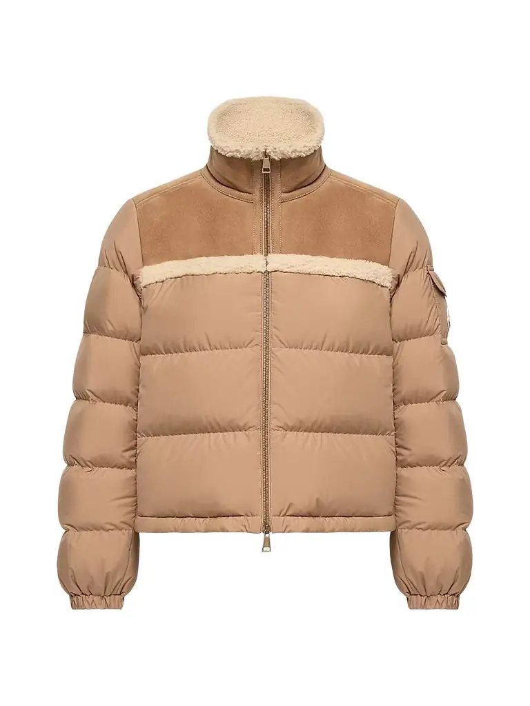 Moncler Women's Aurore Puffer Coat - Light Brown