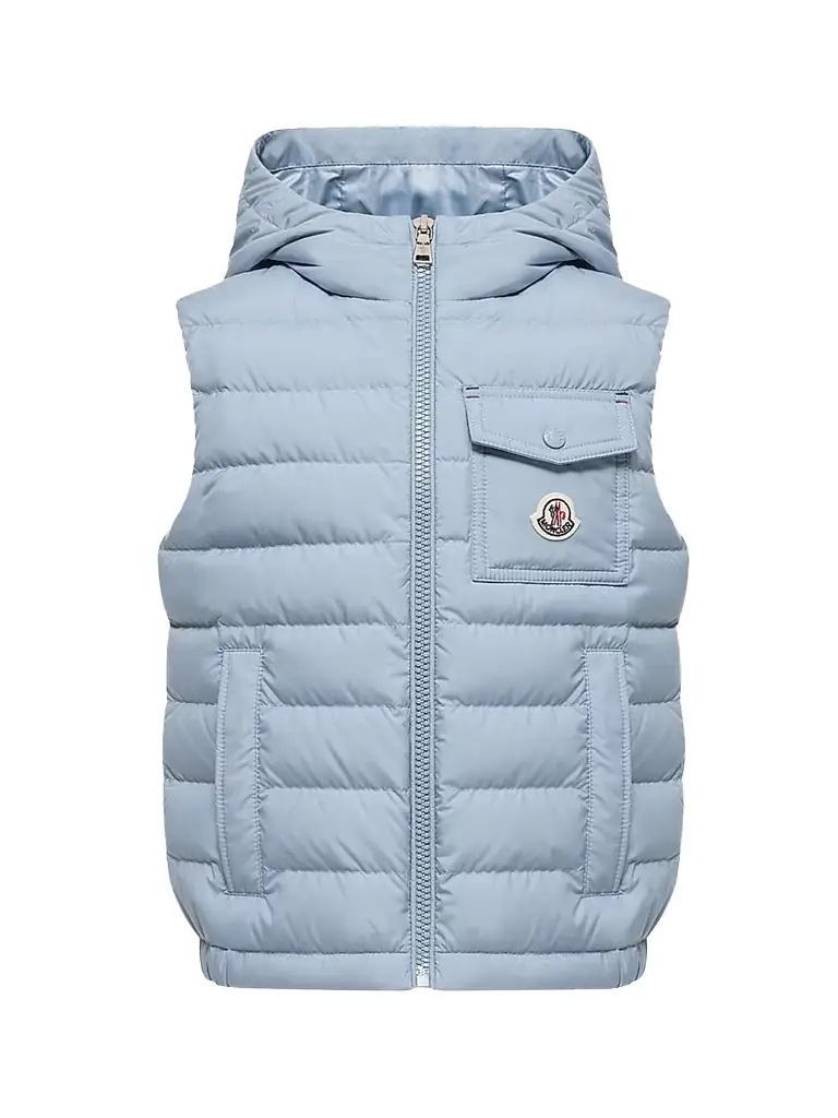 Moncler Little Boy's & Boy's Wystan Puffer Vest - Light Blue