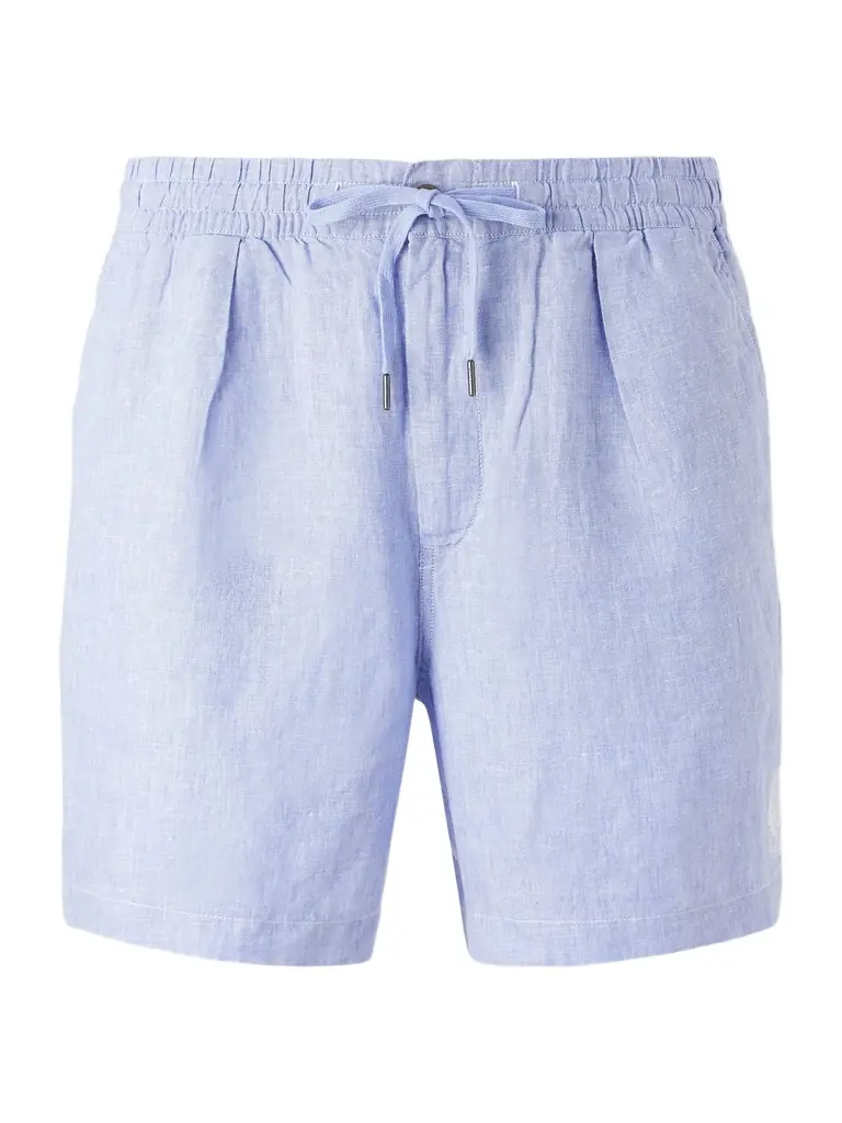 Wimbledon Straight-Leg Linen-Woven Shorts - Men