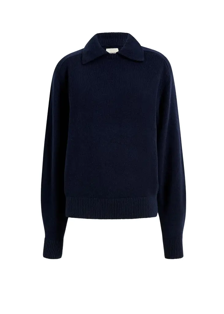 Khaite Jackson Sweater In Midnight Navy